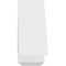 Ekena Millwork Kennewick Architectural Grade PVC Gable Bracket, 36"W x 12"H x 6"D x 6"F, 8/12 Pitch GBP036X12X0606KEN00 - alternate 5